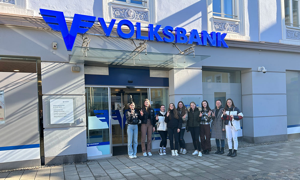 Betriebserkundung Volksbank